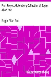 First Project Gutenberg Collection of Edgar Allan Poe book cover