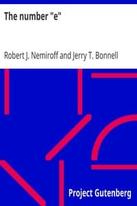 The number "e" book cover
