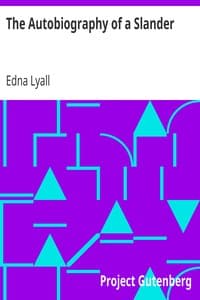 The Autobiography of a Slander book cover