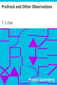 Prufrock and Other Observations book cover