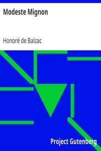 Modeste Mignon book cover