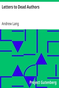 Letters to Dead Authors book cover