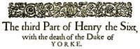 King Henry VI, the third part