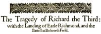 King Richard III
