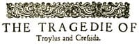 Troilus and Cressida book cover