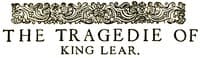 The Tragedy of King Lear