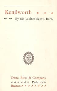 Kenilworth book cover