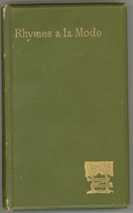Rhymes a la Mode book cover