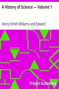 A History of Science — Volume 1