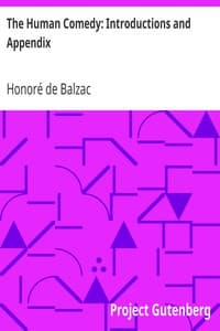 The Human Comedy: Introductions and Appendix