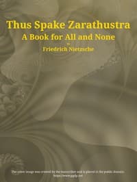 Thus Spake Zarathustra: A Book for All and None book cover