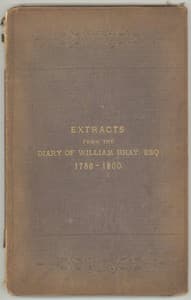 Extracts from the Diary of William Bray book cover