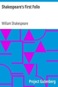 Shakespeare's First Folio book cover