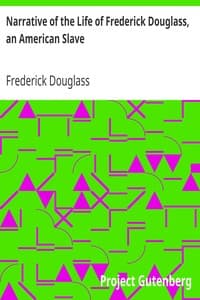 Narrative of the Life of Frederick Douglass, an American Slave book cover