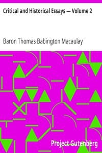 Critical and Historical Essays — Volume 2 book cover