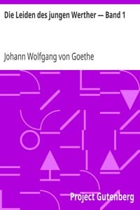 Die Leiden des jungen Werther — Band 1 book cover