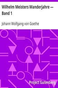 Wilhelm Meisters Wanderjahre — Band 1 book cover