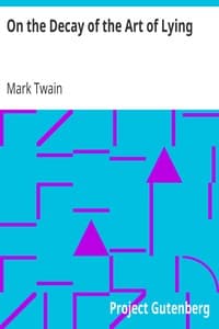 On the Decay of the Art of Lying book cover