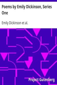 Poems by Emily Dickinson, Series One book cover