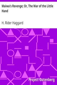 Maiwa's Revenge; Or, The War of the Little Hand book cover