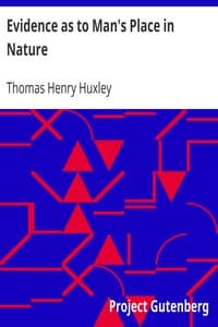 Evidence as to Man's Place in Nature book cover
