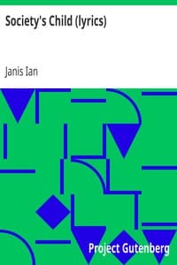 Society's Child (lyrics) book cover