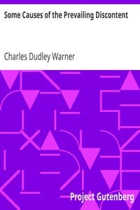 Some Causes of the Prevailing Discontent book cover