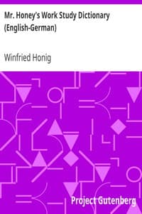 Mr. Honey's Work Study Dictionary (English-German)