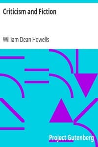 Criticism and Fiction book cover