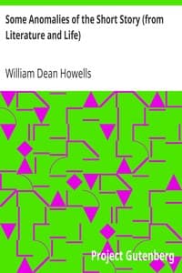 Some Anomalies of the Short Story (from Literature and Life) book cover