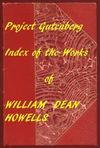 Complete Project Gutenberg William Dean Howells Works book cover