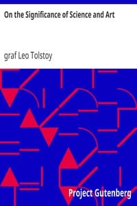 On the Significance of Science and Art book cover