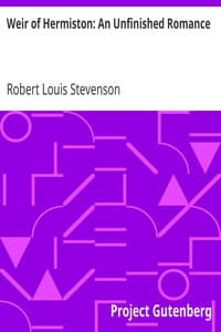 Weir of Hermiston: An Unfinished Romance book cover