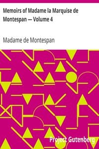Memoirs of Madame la Marquise de Montespan — Volume 4 book cover