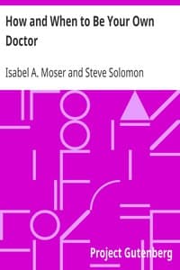 How and When to Be Your Own Doctor book cover
