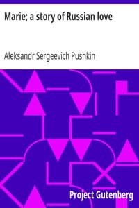 Marie; a story of Russian love book cover