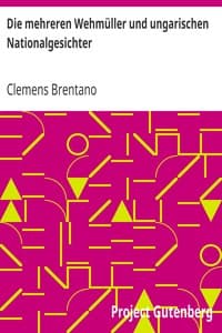 Die mehreren Wehmüller und ungarischen Nationalgesichter book cover