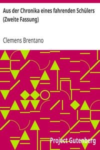 Aus der Chronika eines fahrenden Schülers (Zweite Fassung) book cover