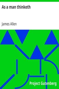 As a man thinketh book cover