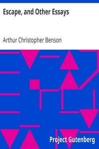 Escape, and Other Essays