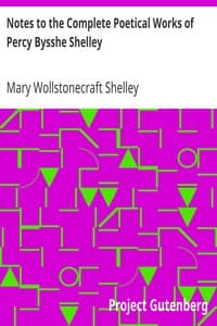 Notes to the Complete Poetical Works of Percy Bysshe Shelley book cover