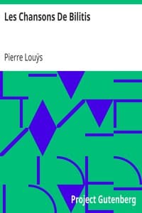 Les Chansons De Bilitis book cover
