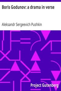 Boris Godunov: a drama in verse
