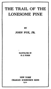 The Trail of the Lonesome Pine book cover