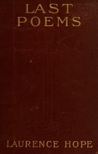 Last Poems: Translations from the Book of Indian Love