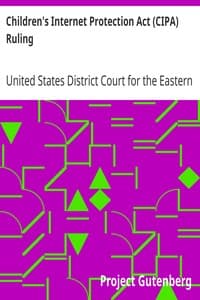Children's Internet Protection Act (CIPA) Ruling book cover