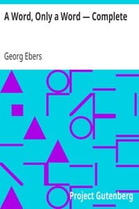 A Word, Only a Word — Complete book cover