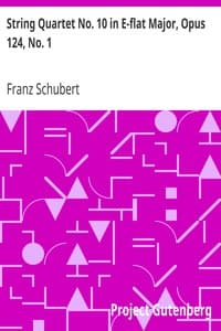 String Quartet No. 10 in E-flat Major, Opus 124, No. 1 book cover