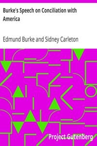 Burke's Speech on Conciliation with America