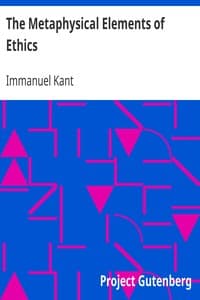 The Metaphysical Elements of Ethics